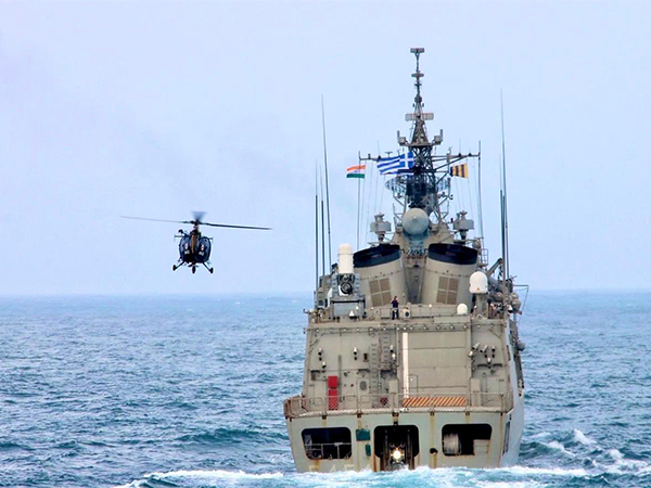 India, Greece conduct Passing Exercise (Photo/ X@indiannavy) 