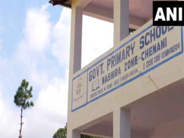 Mashira Primary school in Udhampur gets new building after 12 years under government schemes (Photo/ANI)