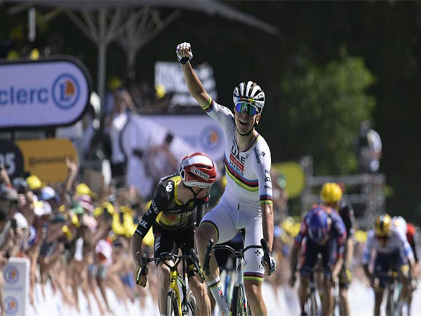 Tadej Pogacar of UAE Team Emirates-XRG during Stage 7 (Image: Cycling World Tour) Tadej Pogacar of UAE Team Emirates-XRG during Stage 7 (Image: Cycling World Tour)