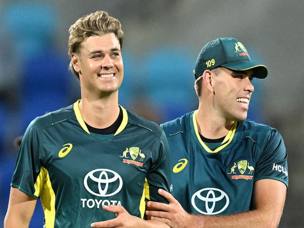 Australia fast bowlers Spencer Johnson and Xavier Bartlett (Photo: ICC)