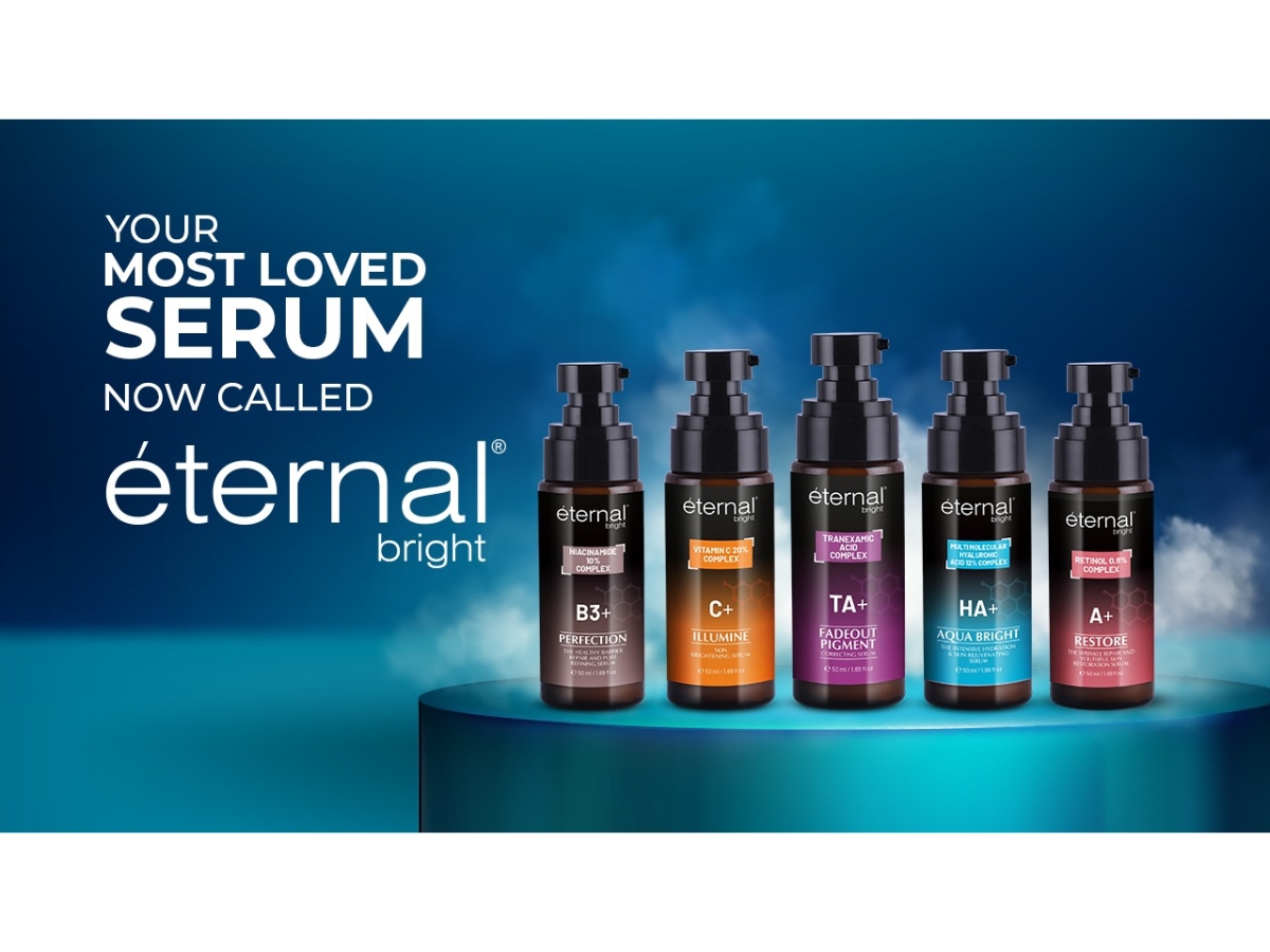 Eternal Bright has rebranded themselves to renew their commitment to skincare and provide customers with effective products that deliver real results in less time