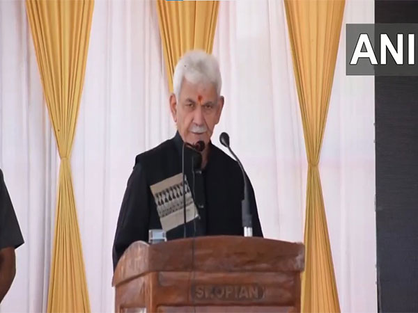 Jammu and Kashmir Lieutenant Governor Manoj Sinha (Photo/ANI)