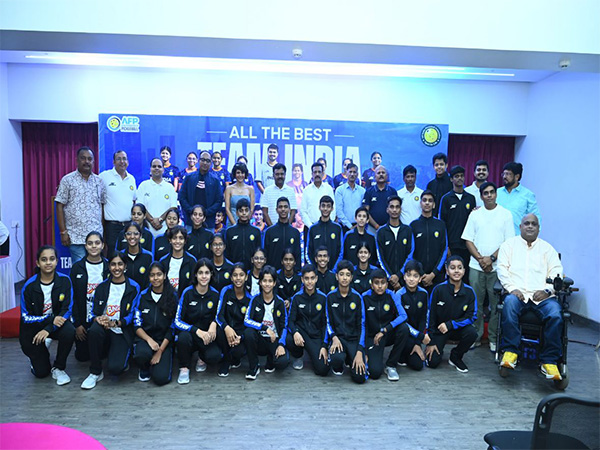 Indian Junior Pickleball team before leaving for Vietnam (Image: AIPA media)