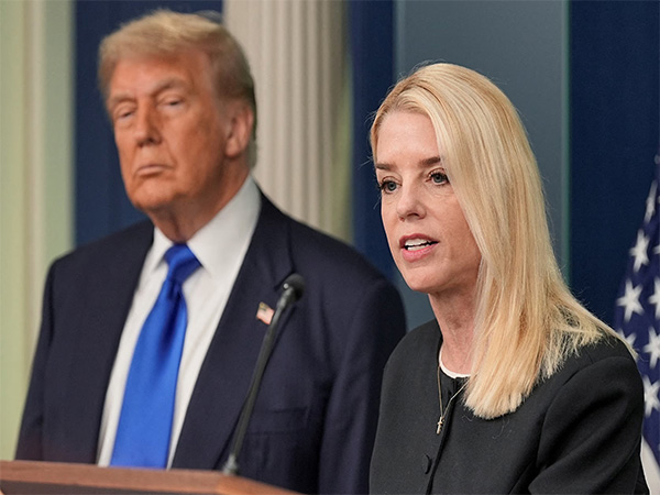 US President Donald Trump with US Attorney General Pam Bondi (File Photo/Reuters)
