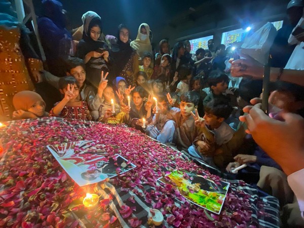 Candelight vigil in memory of Zeeshan Zaheer (Photo/ X@BalochYakjehtiC)