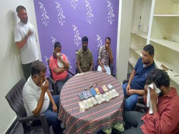 Telangana Police busts illegal gambling den in Rangareddy district (Photo/Telangana Police)