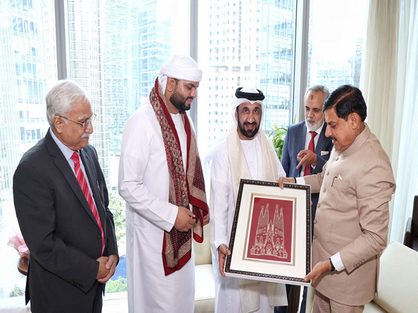 Chief Minister of Madhya Pradesh, Mohan Yadav with Mohammad Al Yamahi, the Speaker of the Arab Parliament (Image: X@DrMohanYadav51) Chief Minister of Madhya Pradesh, Mohan Yadav with Mohammad Al Yamahi, the Speaker of the Arab Parliament (Image: X@DrMohanYadav51)
