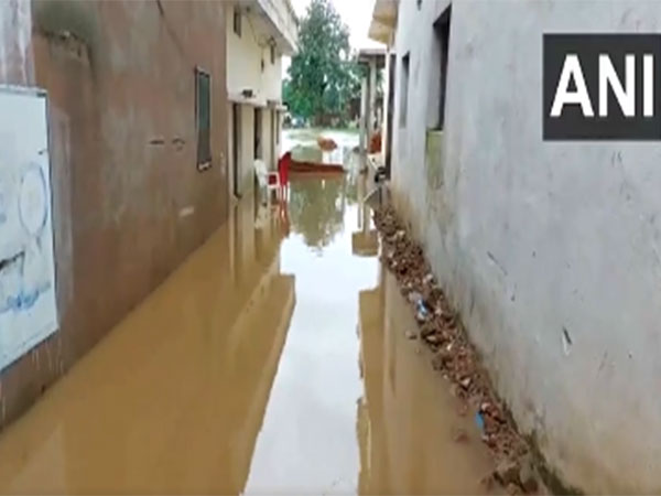 Heavy rainfall triggers waterlogging in parts of Chhatarpur (Photo/ANI) Heavy rainfall triggers waterlogging in parts of Chhatarpur (Photo/ANI)