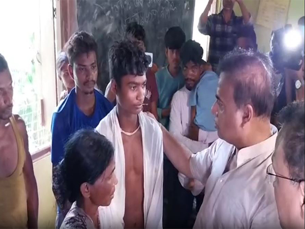 Assam CM Himanta Biswa Sarma visits flood-affected areas of Golaghat district (Photo/ANI) Assam CM Himanta Biswa Sarma visits flood-affected areas of Golaghat district (Photo/ANI)