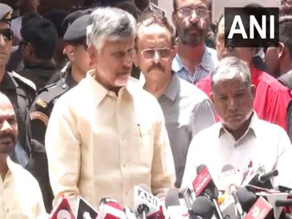 Andhra Pradesh Chief Minister N Chandrababu Naidu (File Photo/ANI)