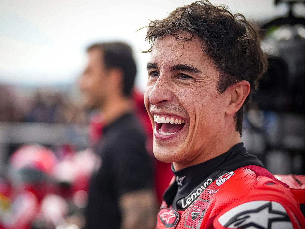 Ducati Lenovo Team rider Marc Marquez (Image: MotGP)
