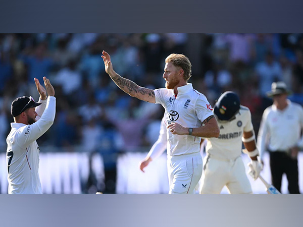 England skipper Ben Stokes celebrating after taking a wicket (Photo: ICC)