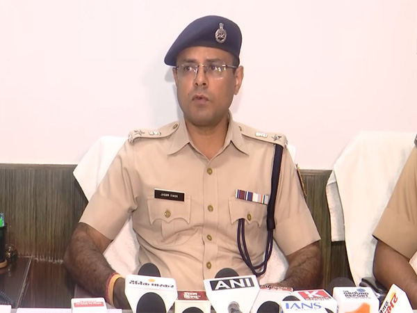 SP Jaswir Singh in press conference after the arrest (Photo/ANI)