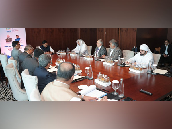 MP CM Mohan Yadav meets Secretary General of UAE Chambers (Photo/ X@MPIDC)
