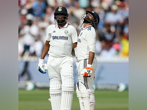 An unlucky dismissal broke a million of hearts at Lord's. (Photo: @BCCI X)