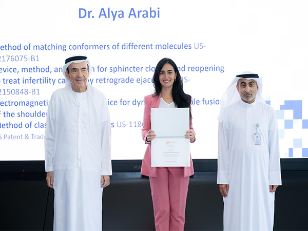 UAEU researcher granted four patents advancing drug design, medical devices (Photo/WAM)  