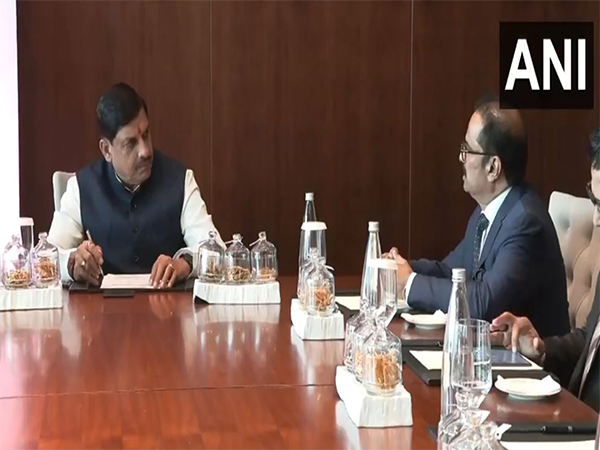MP CM Mohan Yadav meets LuLu Group director Salim MA (Photo/ANI) MP CM Mohan Yadav meets LuLu Group director Salim MA (Photo/ANI)