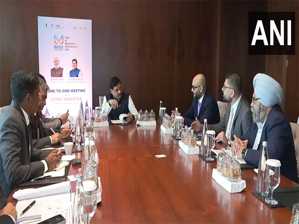 Madhya Pradesh CM Mohan Yadav holds a meeting with the Tata Group (Photo/ANI)