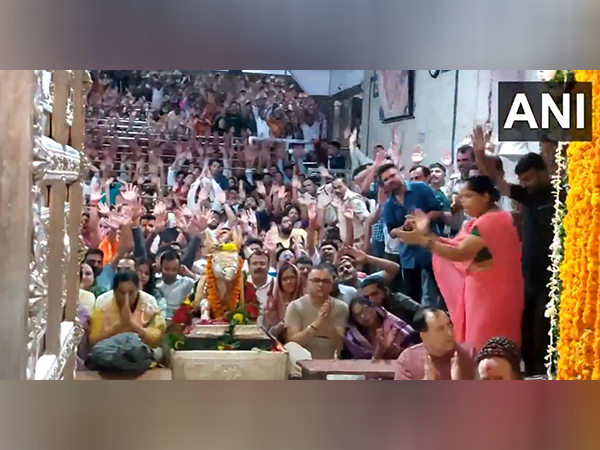 Speakers of fours states offer prayers at Mahakaal Temple (Photo/ANI)