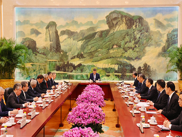 SCO Foreign Ministers meet Chinese President Xi Jinping (Image Credit: Indian Embassy in China)