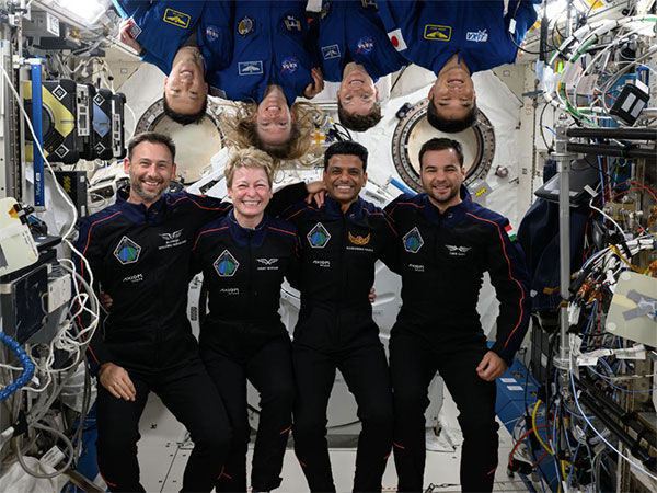 Shubhanshu Shukla and the crew of Ax-4 (Photo/Axiom 4)