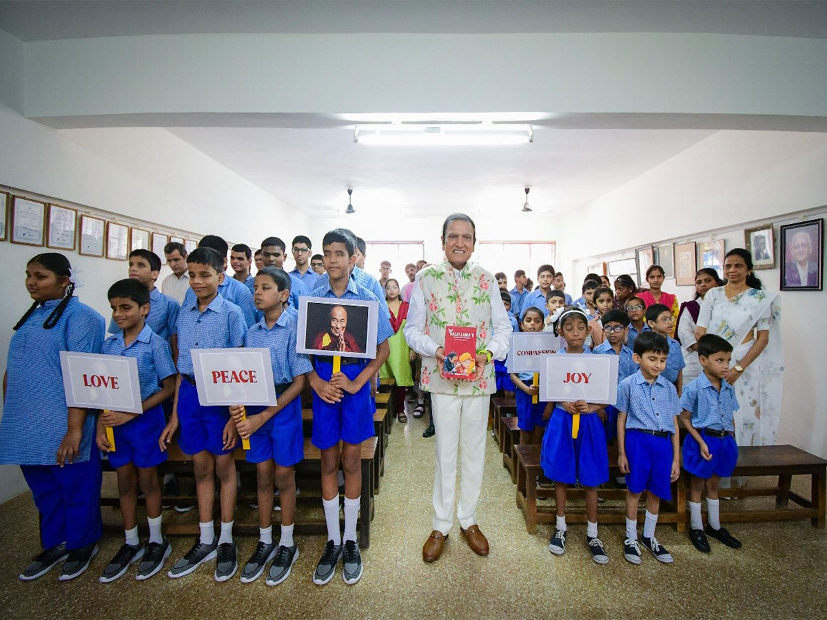 Honouring H.H. Dalai Lama’s 90th: Dr. Dinesh Shahra Celebrates with Children at Happy Home & School for the Blind