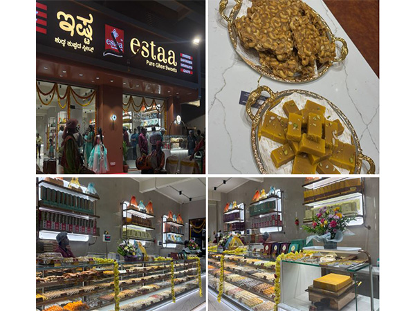 Estaa Sweets Expands Across Bangalore with New Outlet at Choodasandra, Serving Wide Variety of Ghee Sweets and Namkeen