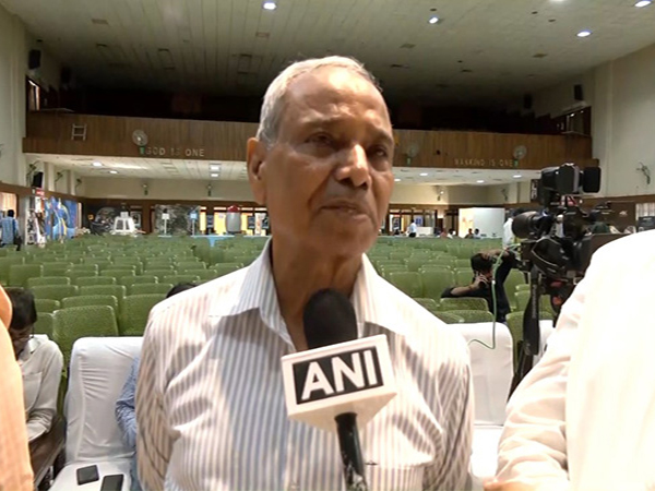 Shambhu Dayal Shukla, father of Axiom 4 mission's co-pilot, Gp Capt Shubhanshu Shukla (Photo/ANI)