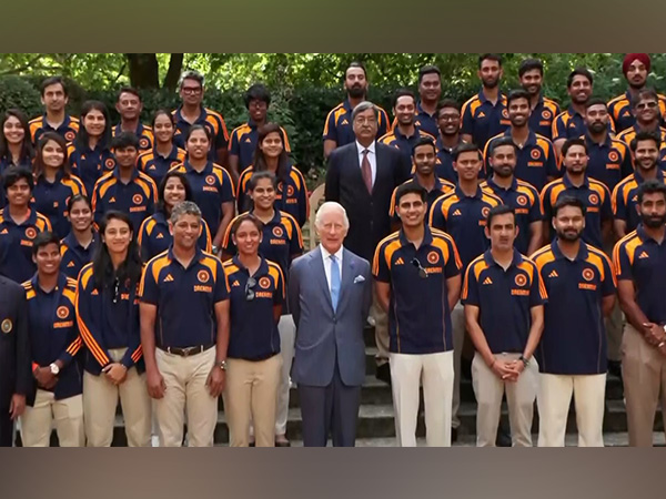 India men's and women's team with King CharlesIII (Photo: ANI)