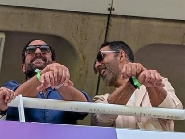 Actors Akshay Kumar and Saif Ali Khan at Lord's (Image source: Instagram) Actors Akshay Kumar and Saif Ali Khan at Lord's (Image source: Instagram)