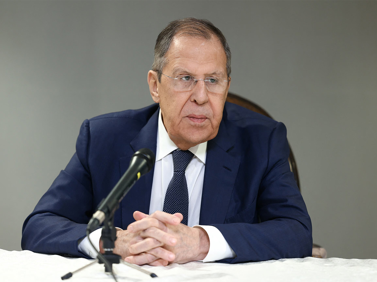 Russian Foreign Minister Sergey Lavrov addresses media after SCO meet in China, criticising Western pressure tactics and claiming US President Trump is under “improper pressure” from EU and NATO over Ukraine (Source: Reuters) Russian Foreign Minister Sergey Lavrov addresses media after SCO meet in China, criticising Western pressure tactics and claiming US President Trump is under “improper pressure” from EU and NATO over Ukraine (Source: Reuters)