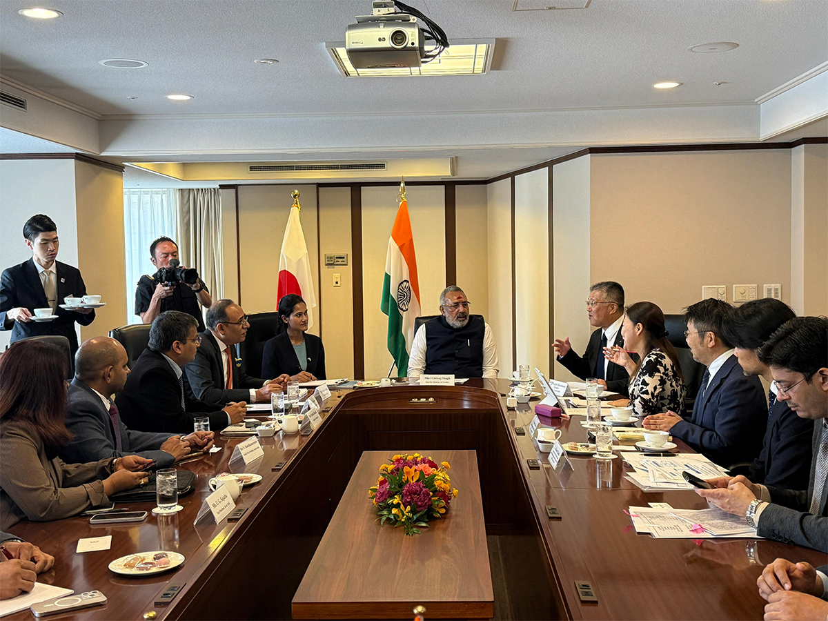 Union Minister Giriraj Singh in Japan (Photo/ X@girirajsinghbjp) Union Minister Giriraj Singh in Japan (Photo/ X@girirajsinghbjp)