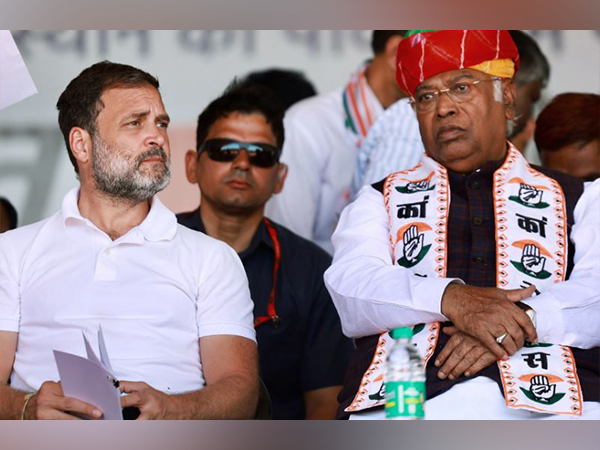 Congress chief Mallikarjun Kharge and Lok Sabha LoP Rahul Gandhi (File Photo/ANI)