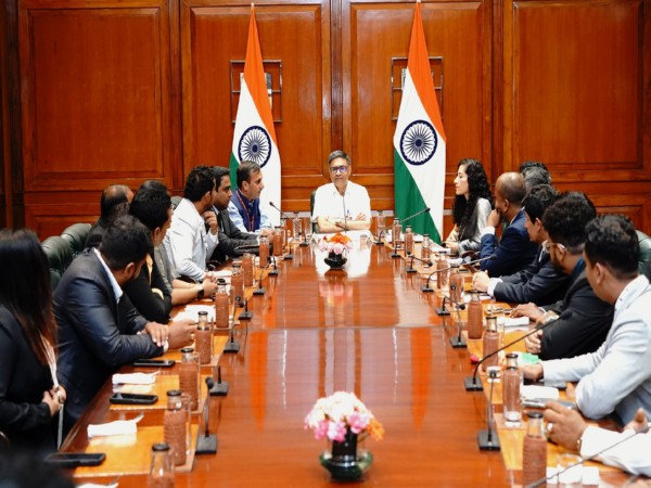 Young Sri Lankan leaders meet Vikram Misri (Photo Credit: X/ @MEAIndia)