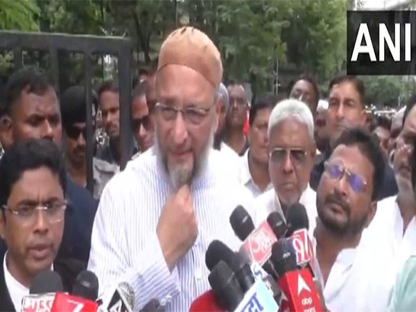 All India Majlis-e-Ittehadul Muslimeen (AIMIM) Chief Asaduddin Owaisi (Photo/ANI)