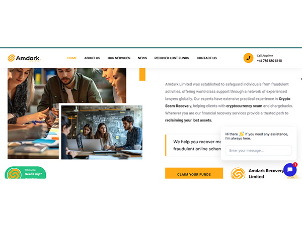 Amdark Limited Launches Comprehensive Investment Fraud Recovery Program to Combat online Scam