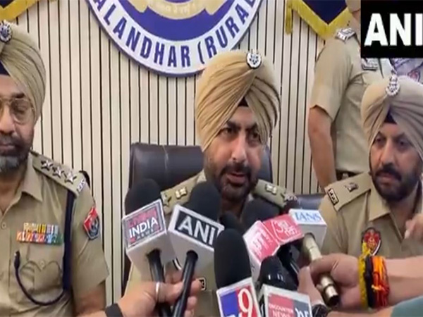 Jalandhar SSP (Rural) Harvinder Singh Virk (Photo/ANI)