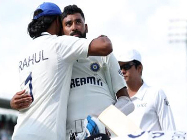KL Rahul hugging Mohammed Siraj. (Photo: @klrahul Instagram