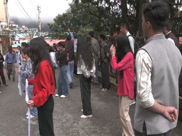 ABVP protesters in Shimla (Photo/ANI) 