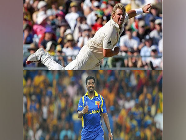 Shane Warne and Muttiah Muralitharan (Photo: cricket.com.au/ICC)