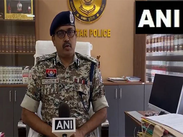 Bastar IG P Sundarraj (Photo/ANI) Bastar IG P Sundarraj (Photo/ANI)