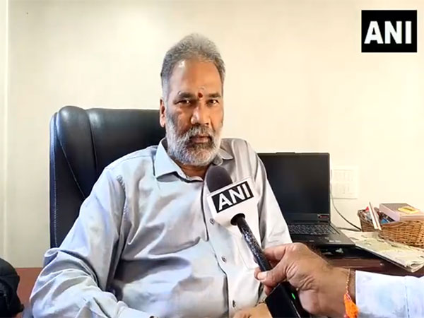 Industrialist and Treasurer Hubballi Dharwad Development Forum, CSV Prasad (Photo/ANI)