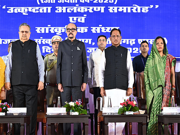Chhattisgarh government organise 'Award of Excellence' ceremony (Photo: @vishnudsai/X)