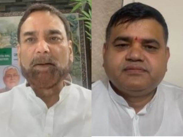 JDU leader Rajeev Ranjan and RJD leader Shakti Yadav (Photo/ANI) JDU leader Rajeev Ranjan and RJD leader Shakti Yadav (Photo/ANI)