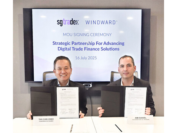 Windward and SGTraDex Sign Strategic Partnership to Advance Digital Trade Finance Solutions