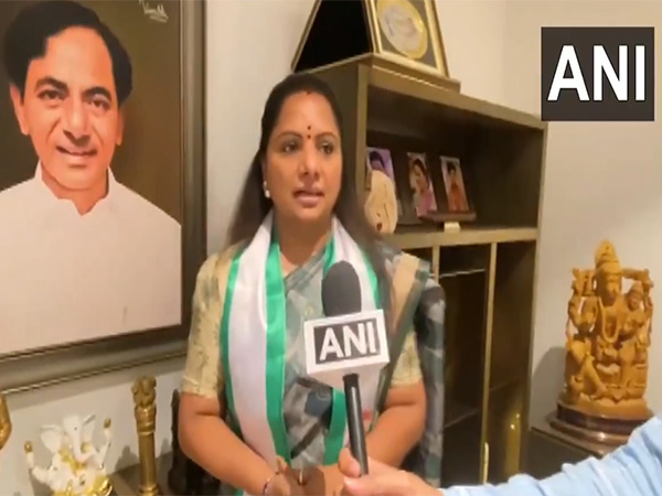 Bharat Rashtra Samithi (BRS) MLC K Kavitha (Photo/ANI)