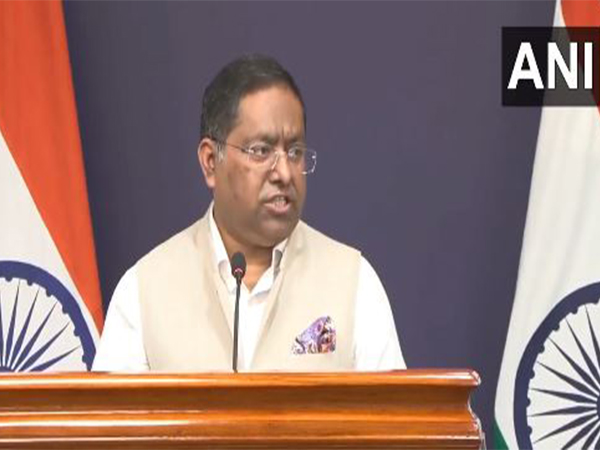 MEA Spokesperson Randhir Jaiswal (Photo/ANI)