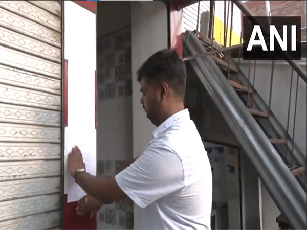 ED officials seize three storey building of religious conversion case accused Nasreen (Photo: ANI) 