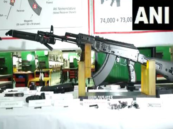 AK 203 rifles (Photo/ANI) AK 203 rifles (Photo/ANI)