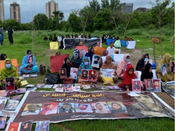 Pakistan accused of silencing Baloch Voices as families protest enforced disappearances in Islamabad. (Photo/The Balochistan Post)